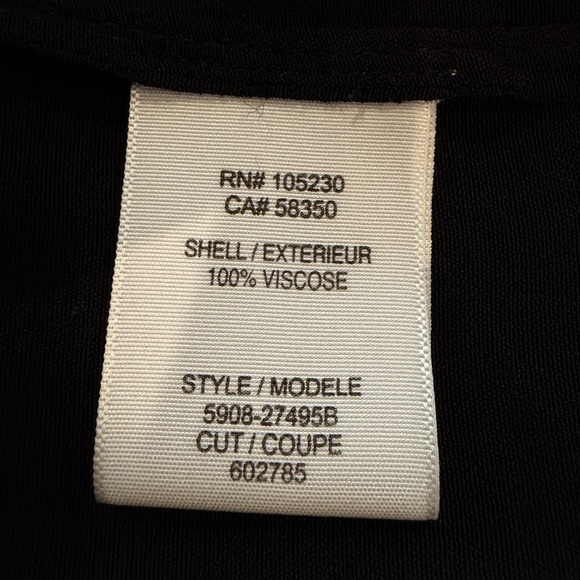 Soft Joie Black Women's Button Down V Neck 100% Viscose Size XS Quarter Sleeve - Picture 10 of 12